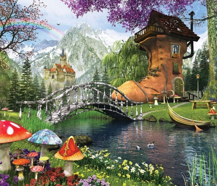 Puzzle - Art puzzle - Pohádkové údolí